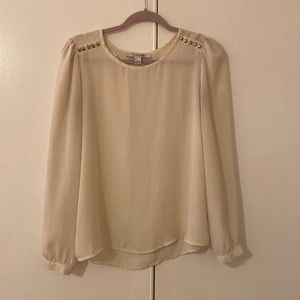 Forever 21 off white blouse